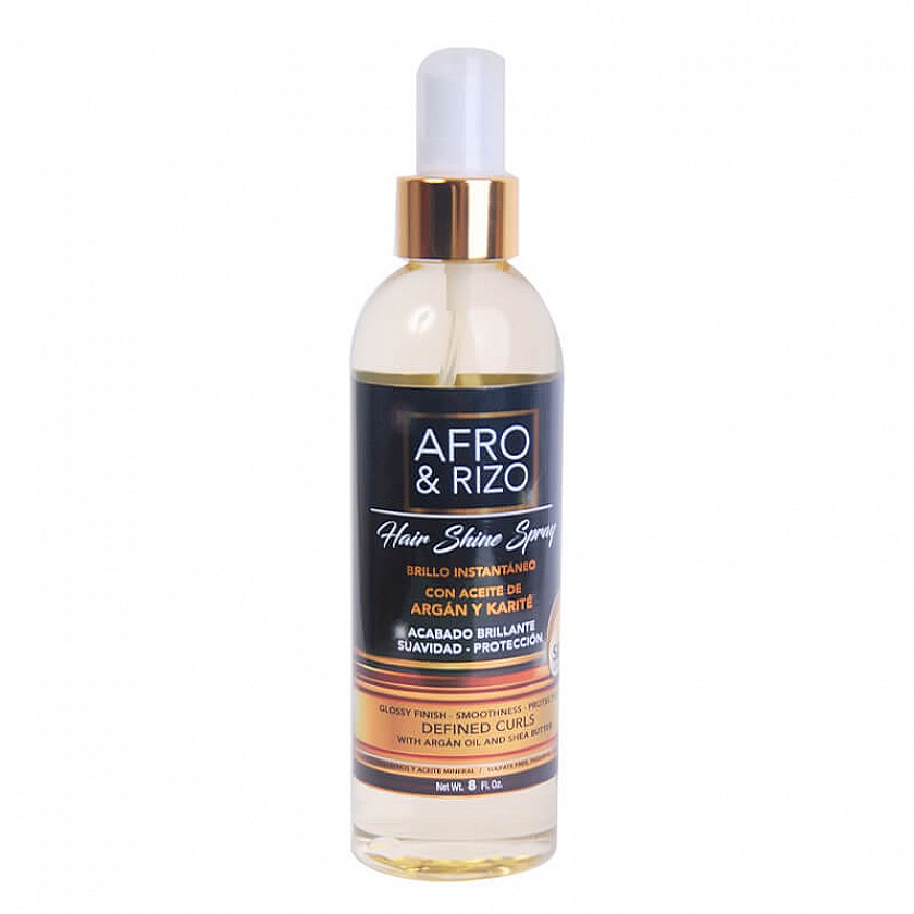 Afro & Rizo Hair Shine Spray 8oz - RM Haircare